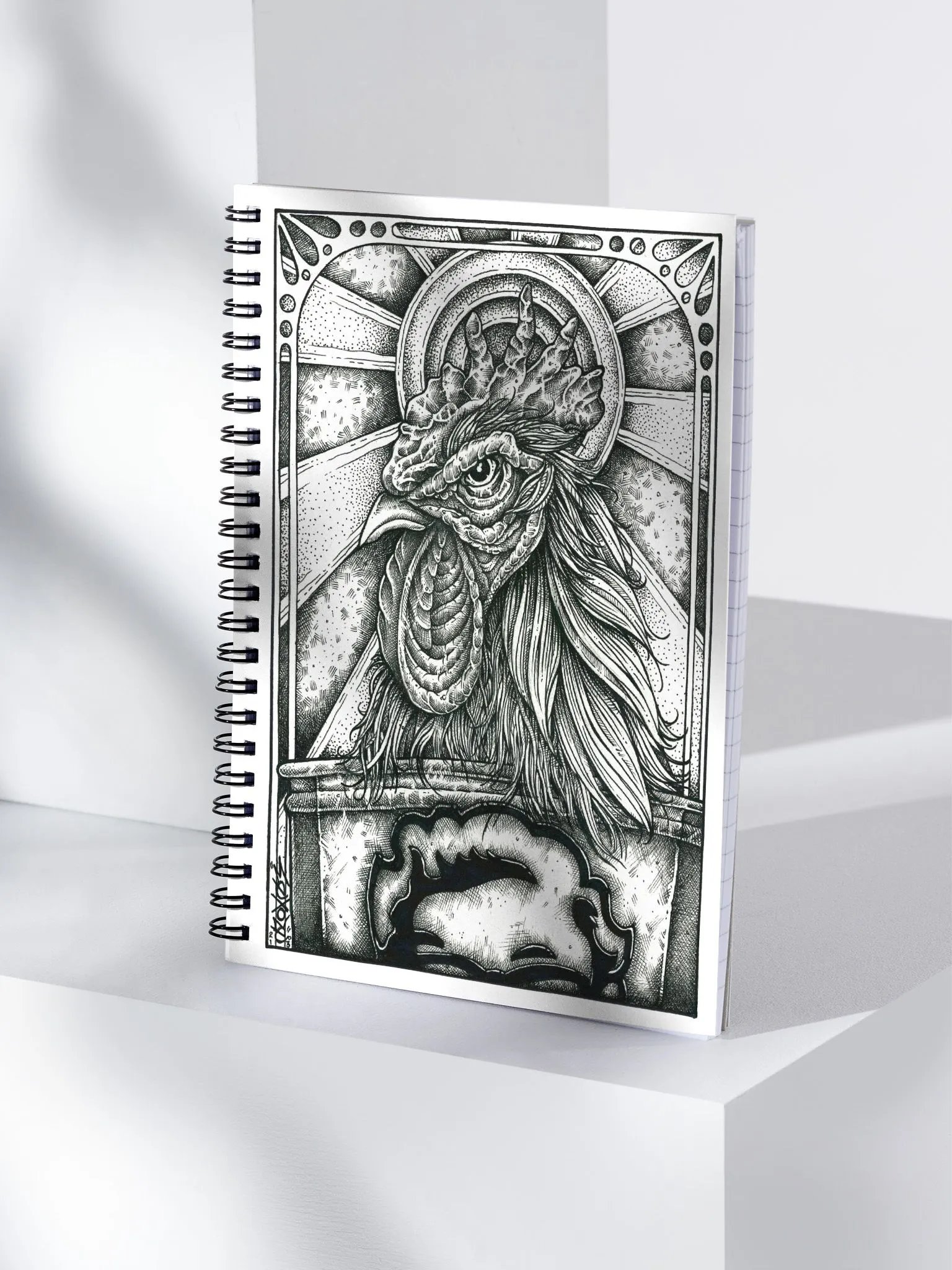 Rooster Spiral Notebook product image (4)