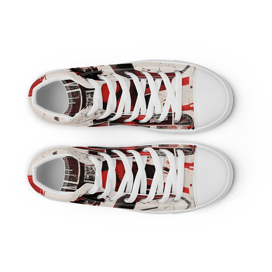 Crimson Anime Rebel Canvas High Tops product image (9)
