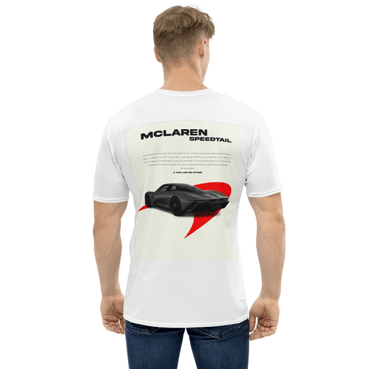 McLaren Speedtail Men's All-Over Print T-Shirt product image (1)