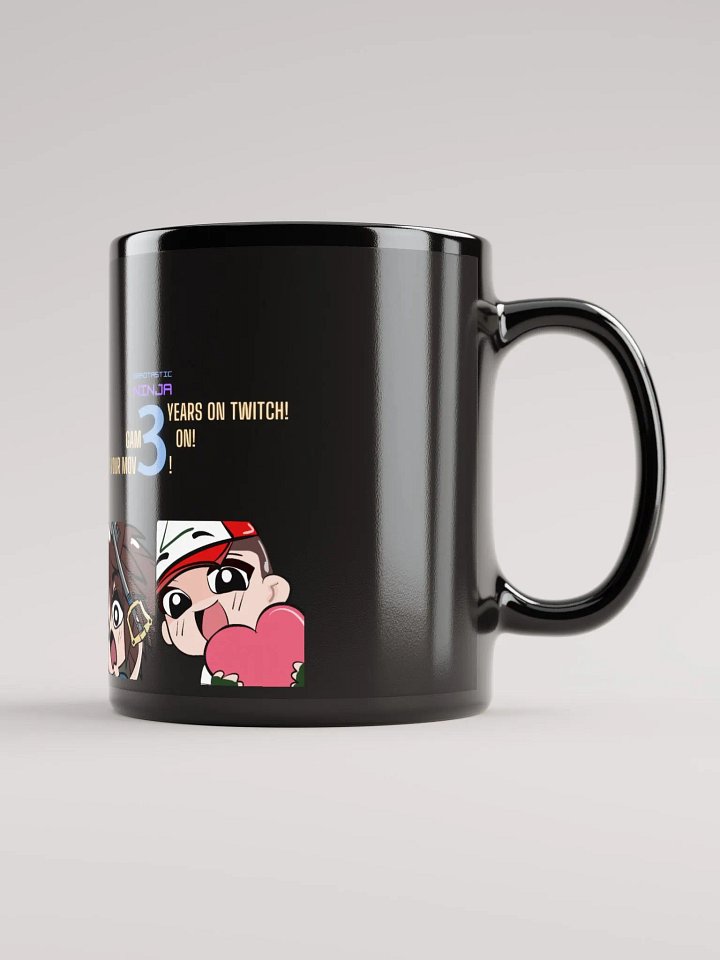 Bradtastic Ninja ~ 3 Years on Twitch Glossy Mug with Emotes product image (1)