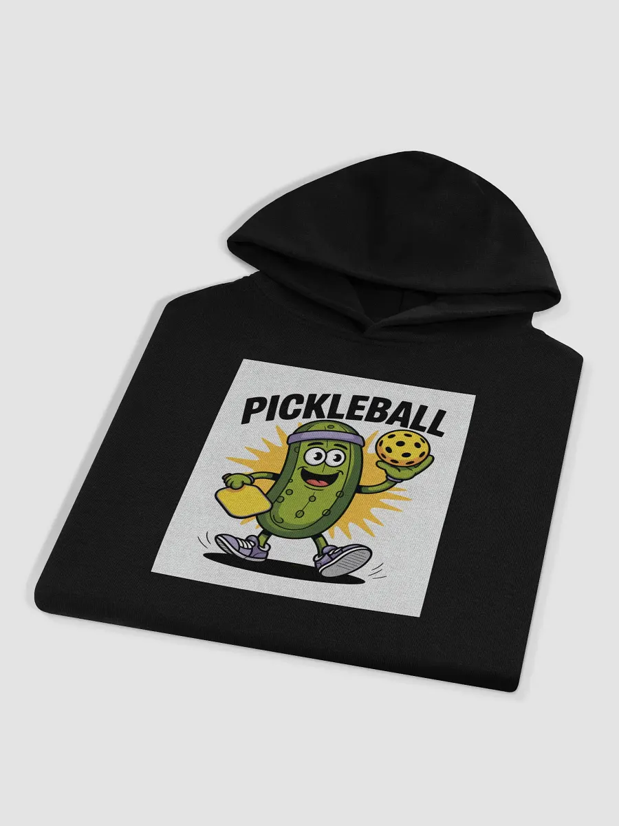 Pickleball Power Hoodie – Fun Pickle Character Design product image (9)