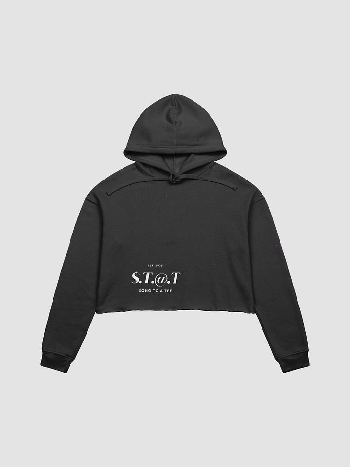 $.T.@.T B@D GY@L V!B3$ Crop Hoodie product image (1)