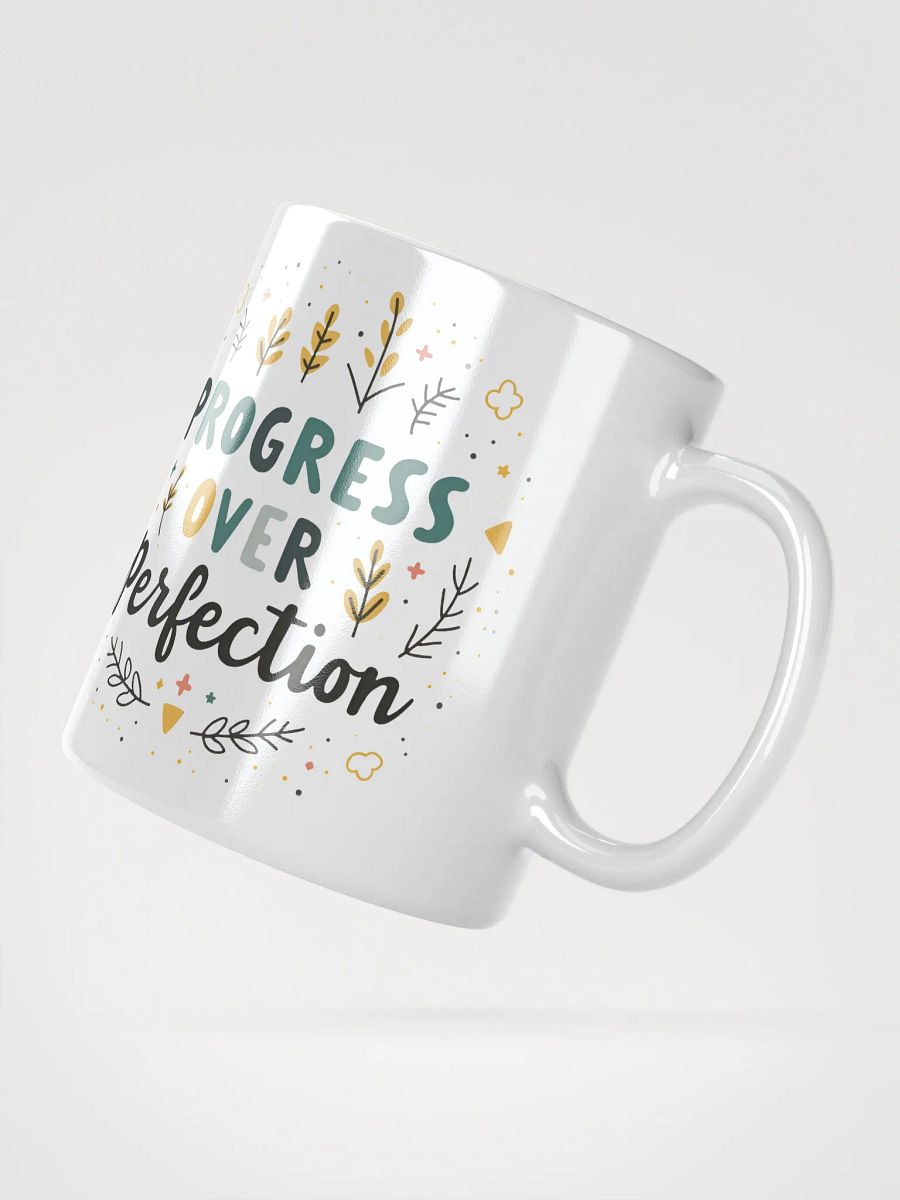 Embrace Your Journey with the Progress Over Perfection Mug – Your Daily Reminder to Celebrate Growth and Self-Compassion product image (2)