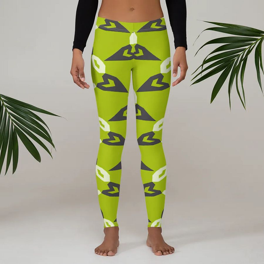 Geometric Symmetry All-Over Leggings product image (3)