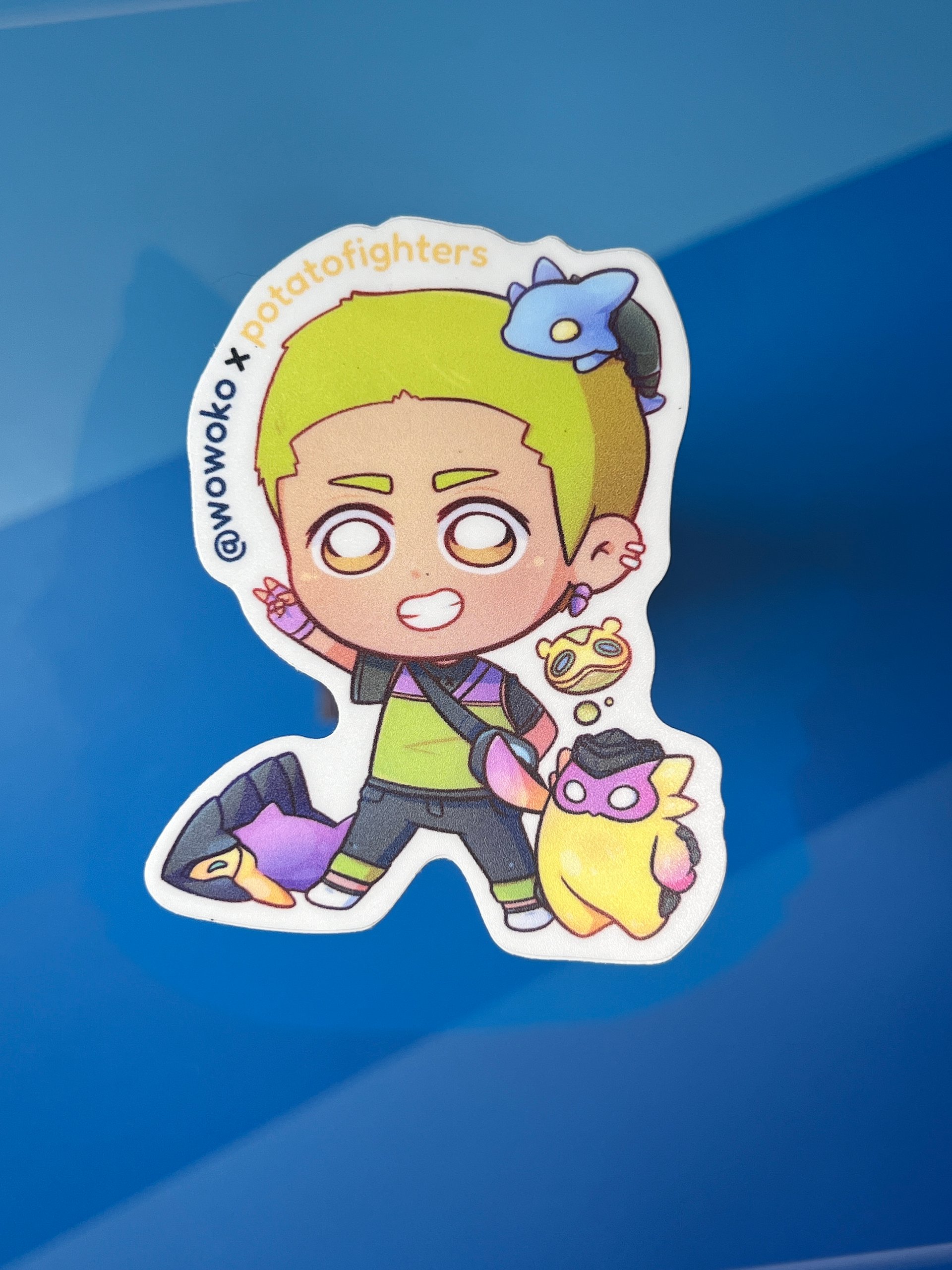 WoWoKo x Potato Fighters - Gekko - Sticker product image (2)