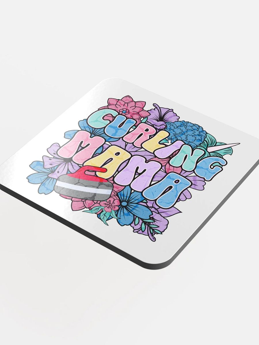 Curling Mama Floral Cork Coaster product image (4)