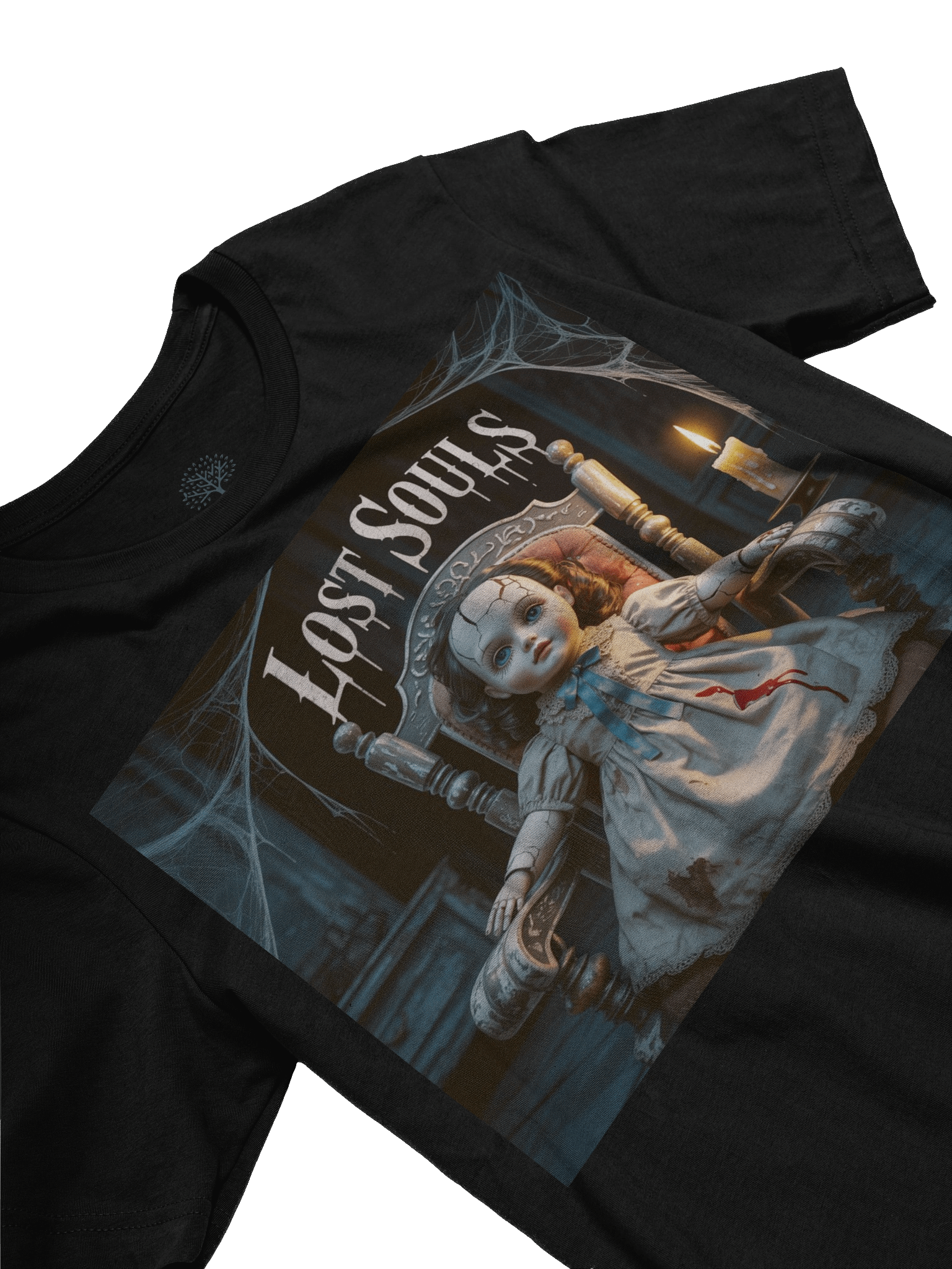Creepy Doll 'Lost Souls' T-Shirt - Unisex Supersoft Gothic Horror Tee product image (24)