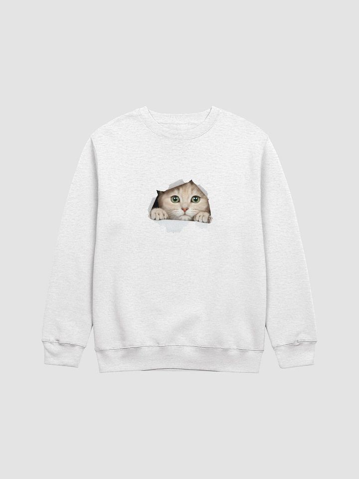 Peekaboo Kitty Crewneck Sweatshirt product image (2)