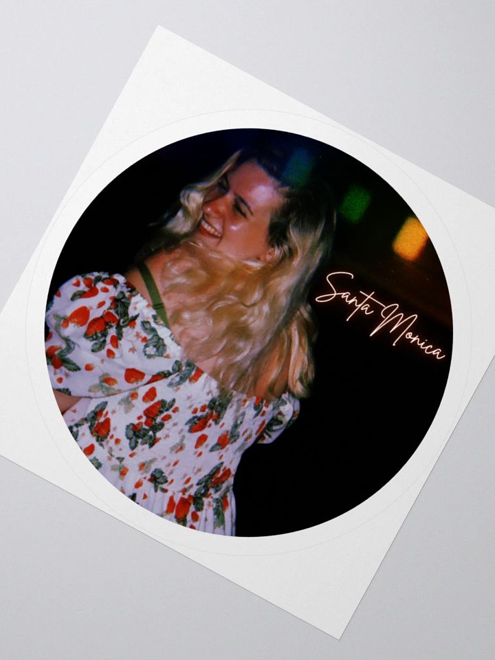 Natalie Groves "Santa Monica" Sticker! :D product image (2)