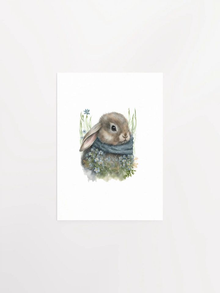 Watercolor Woodland Bunny Print product image (2)