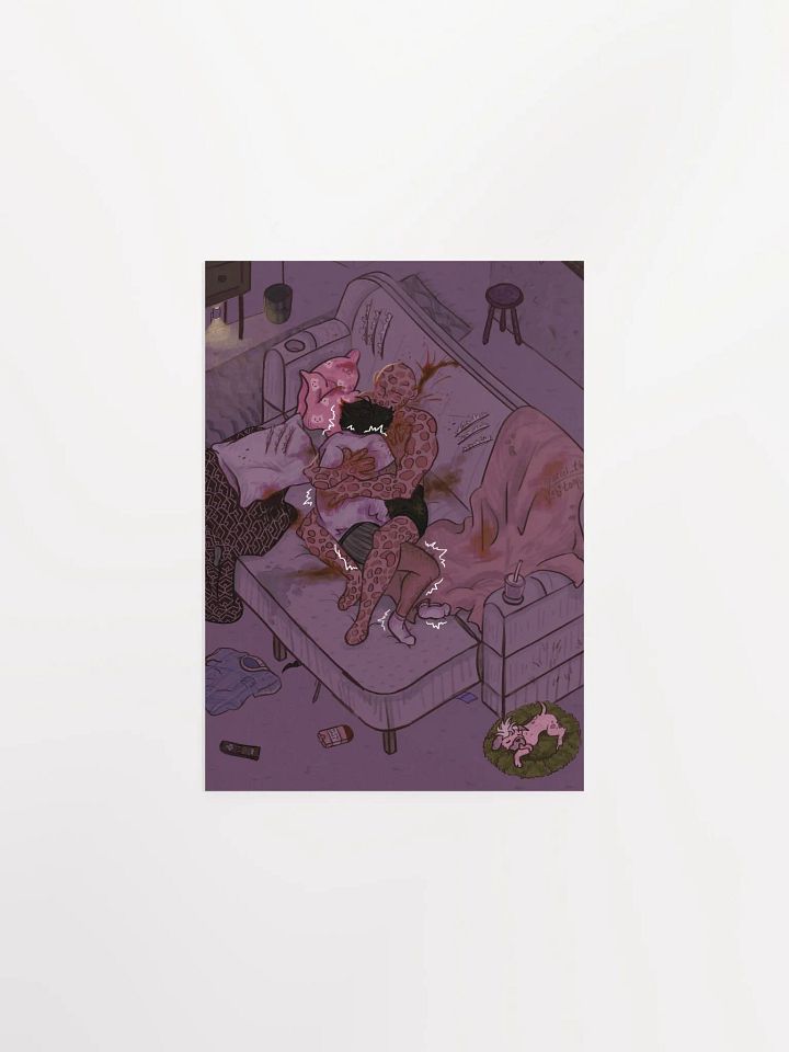 he had a nightmare :( ☆ Art Print product image (1)
