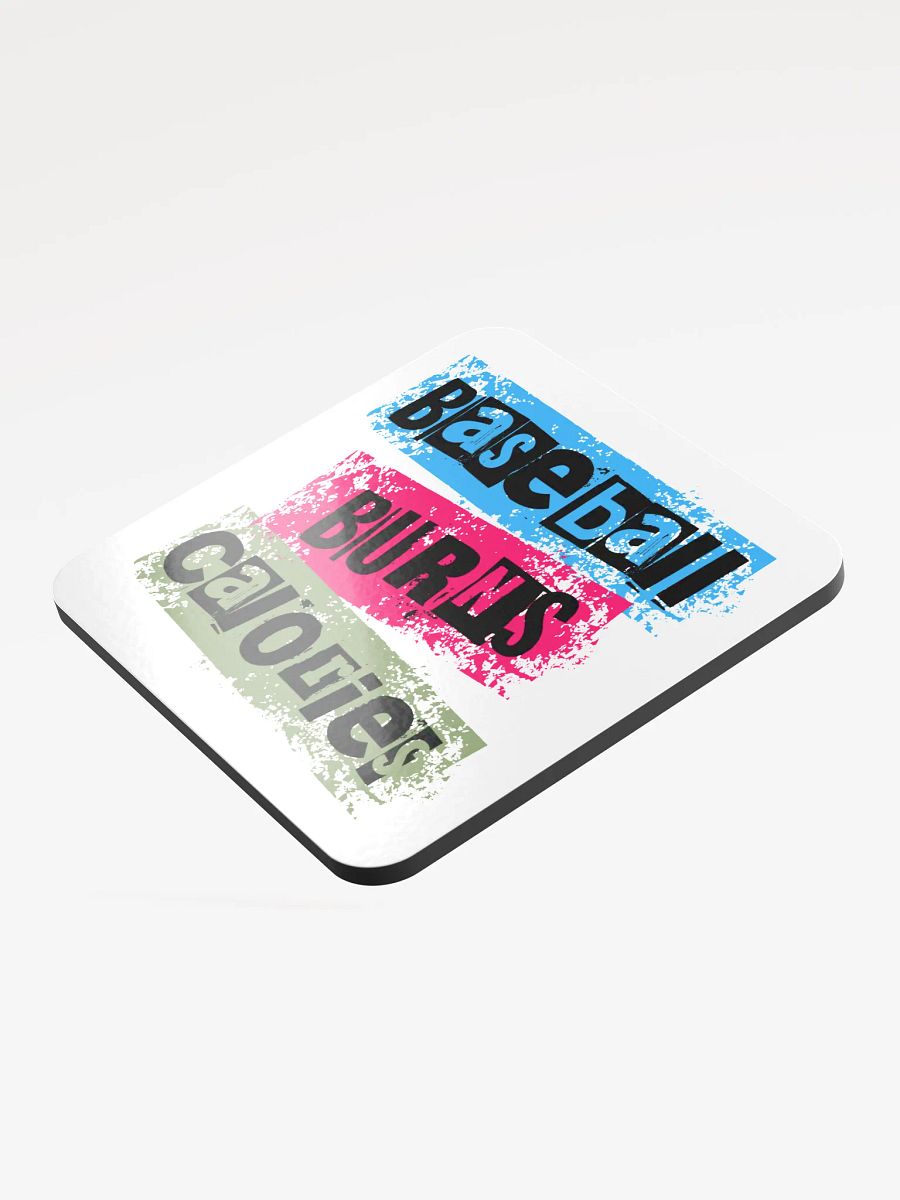 Baseball Burns Calories Vintage Coaster Set product image (4)