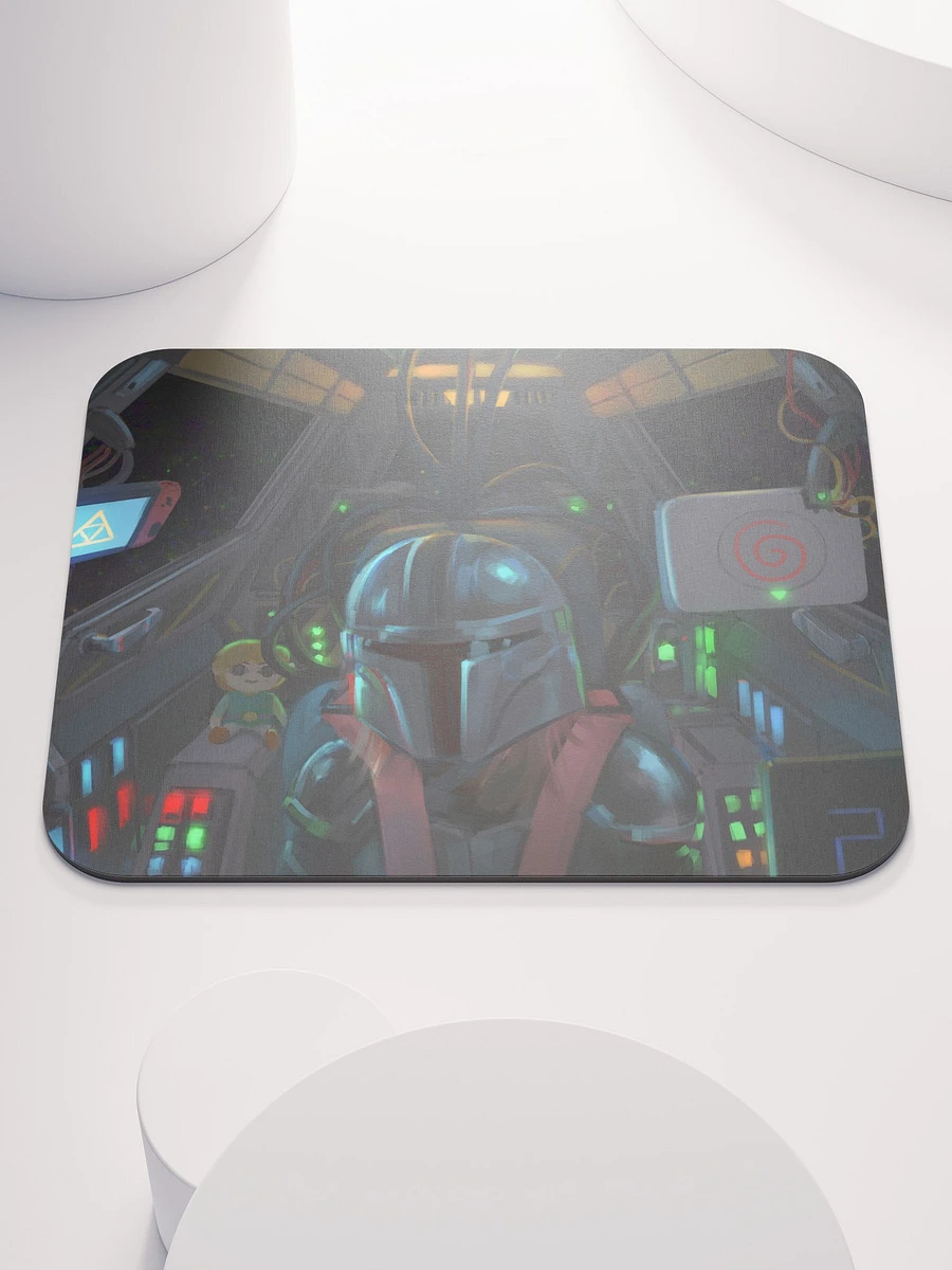 Spacey Inner Bounty Hunter: Mandalorian SCM Mouse Pad product image (1)