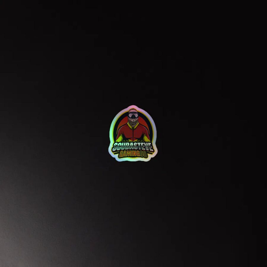 Official ScubaSteve Holographic Sticker product image (4)