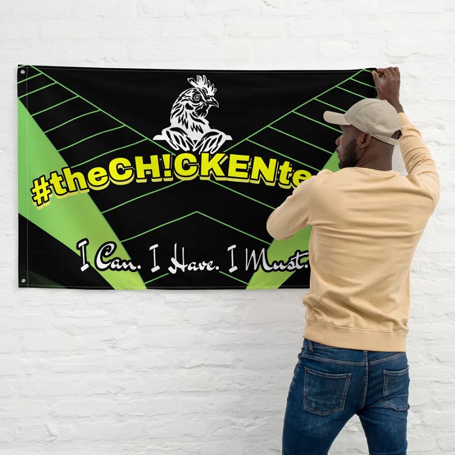 Official #theCH!CKENteam flag product image (4)