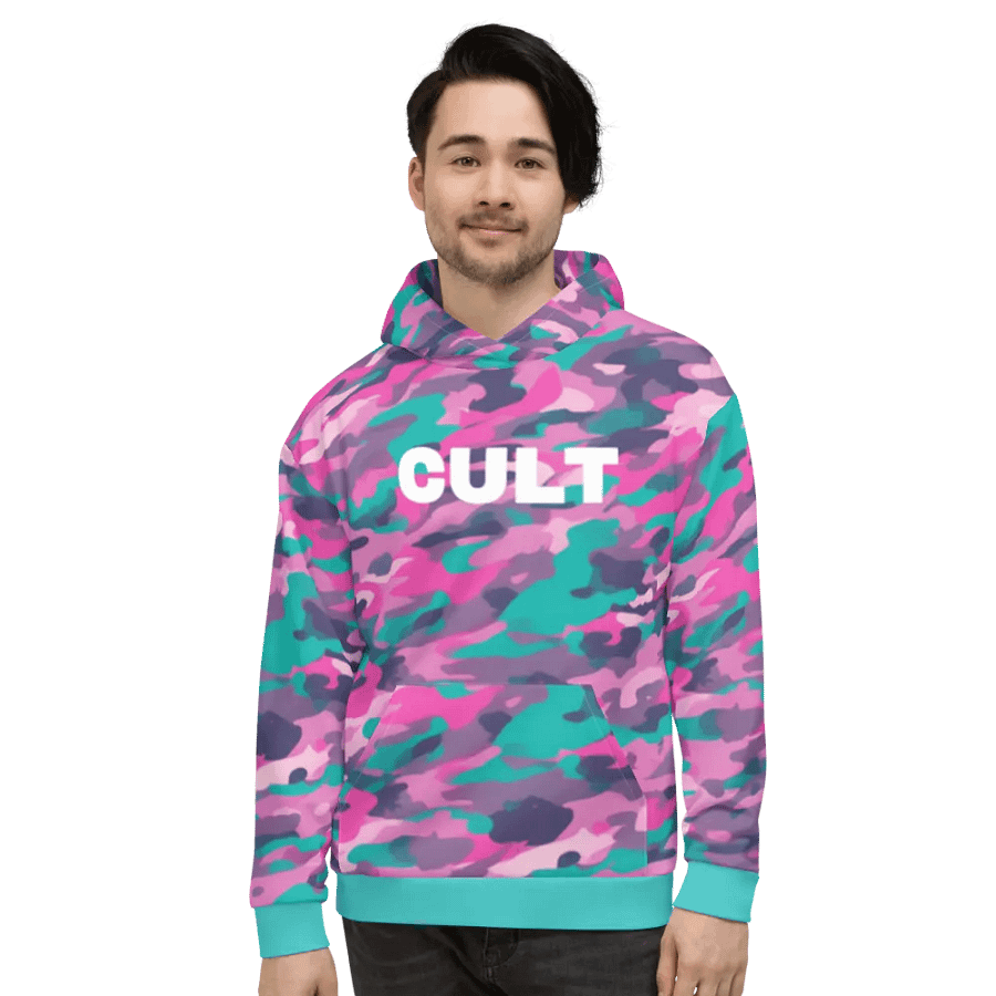 PINKTEAL CAMO HOODIE product image (3)