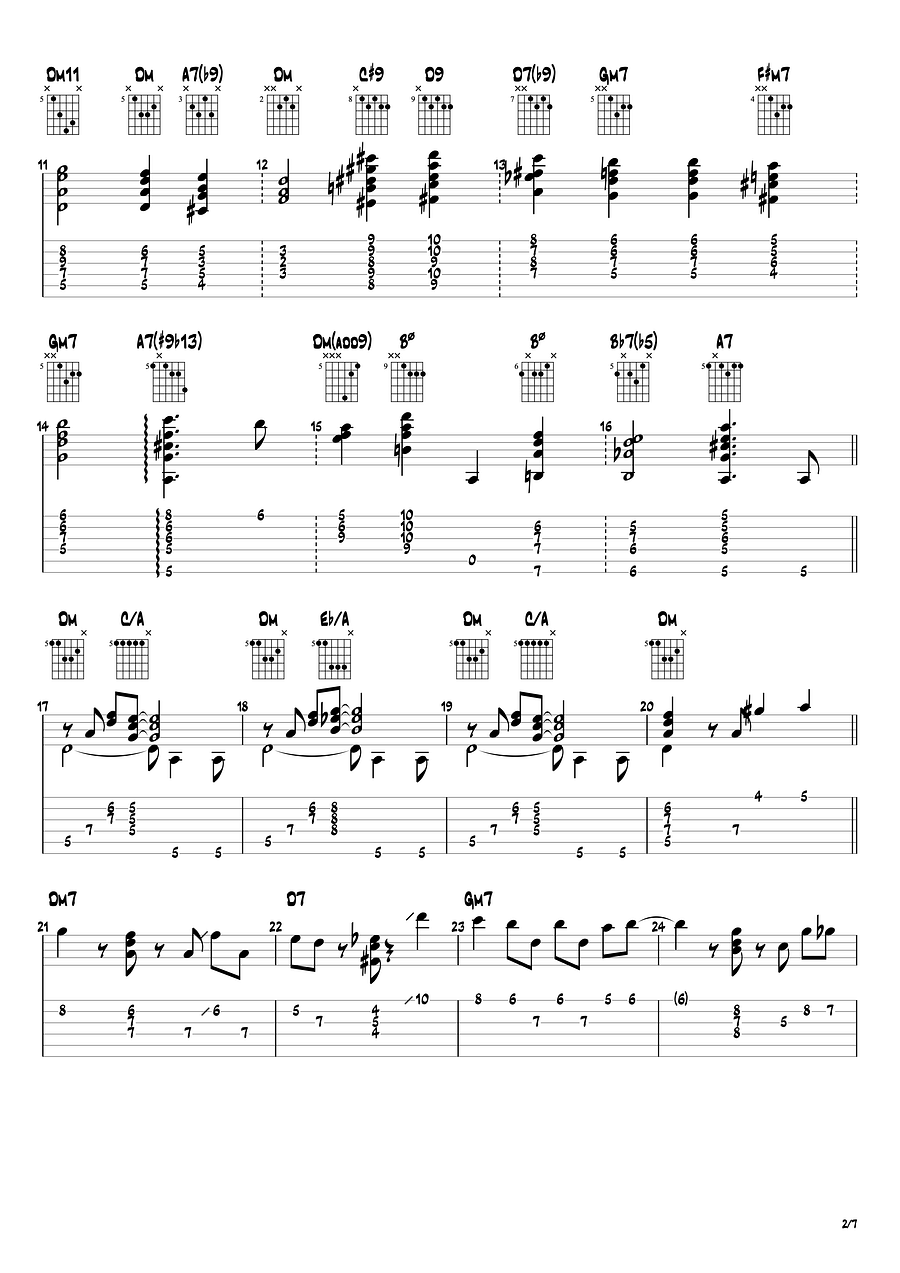 [Transcription PDF] I Will Wait For You - Barney Kessel product image (3)