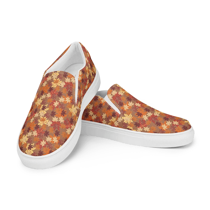 Autumn Leaves Canvas Slip-Ons product image (1)