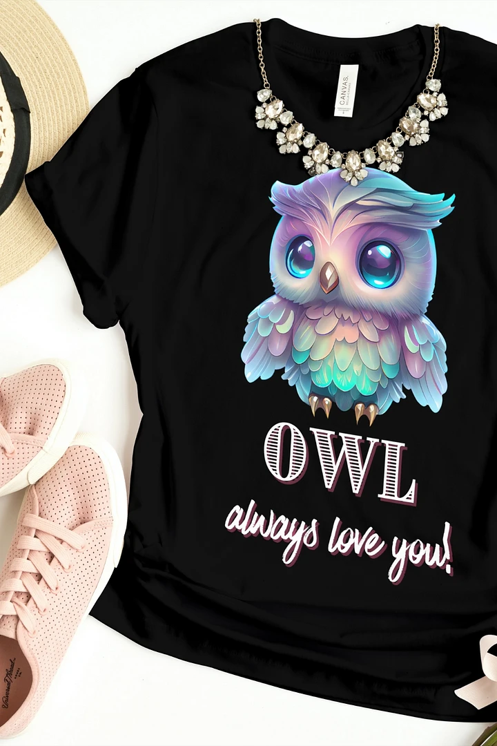 Holographic Owl Always Love You T-Shirt product image (1)