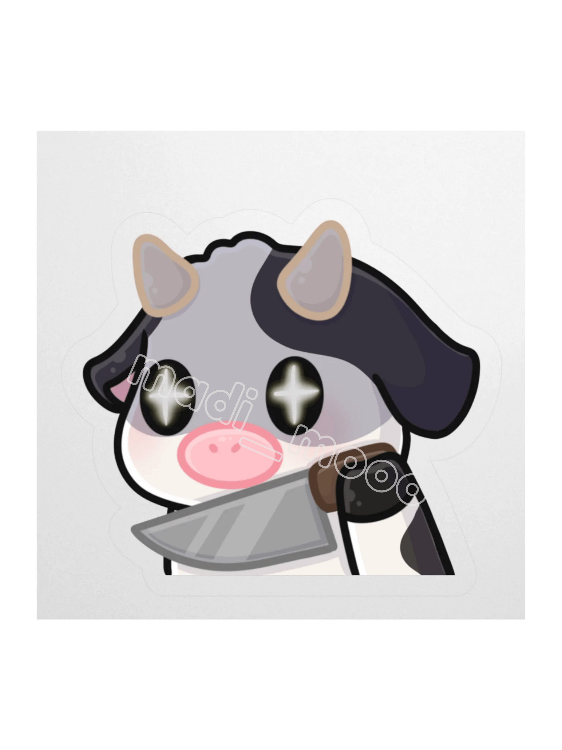 Stabby Cow Sticker product image (1)