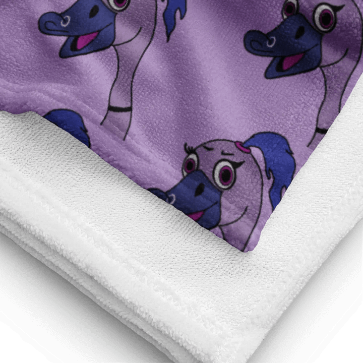 Purple Grungy Goose Towel product image (2)