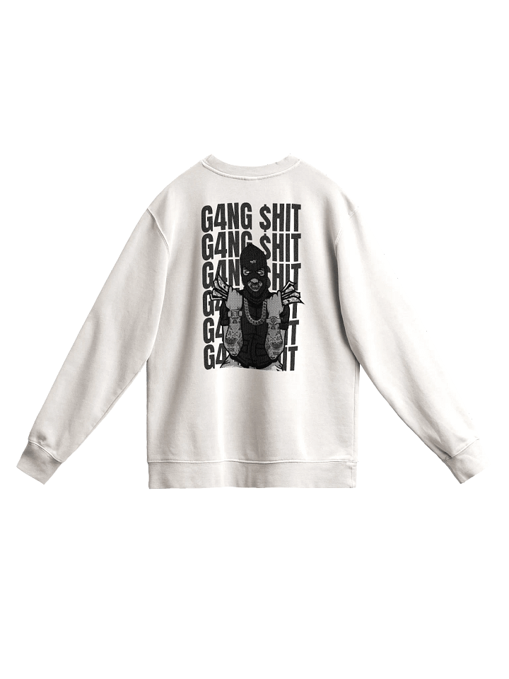 G4NG $H*T SWEATSHIRT WHITE product image (1)