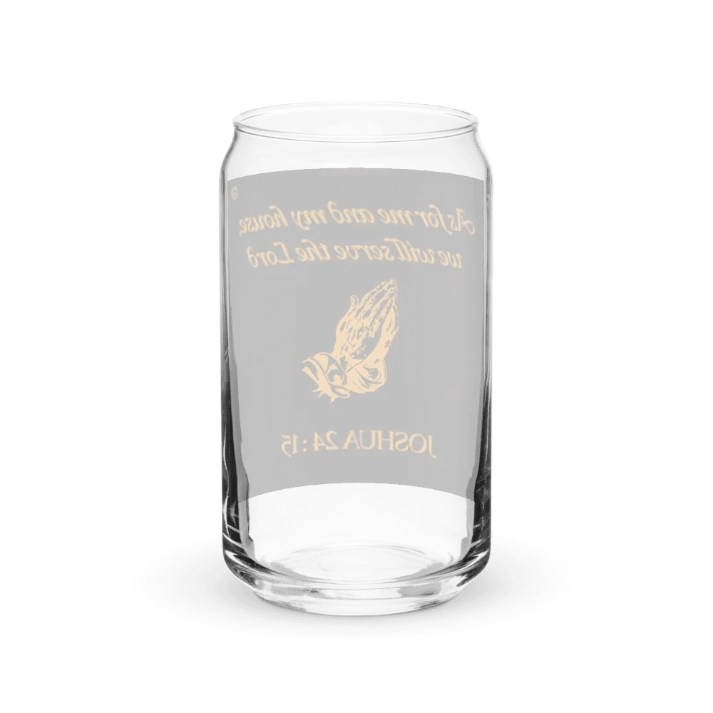 Prayer Hands Can-Shaped Glass product image (38)