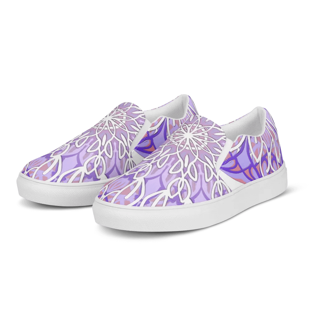Floral Mandala Bliss Slip-On Shoes product image (12)