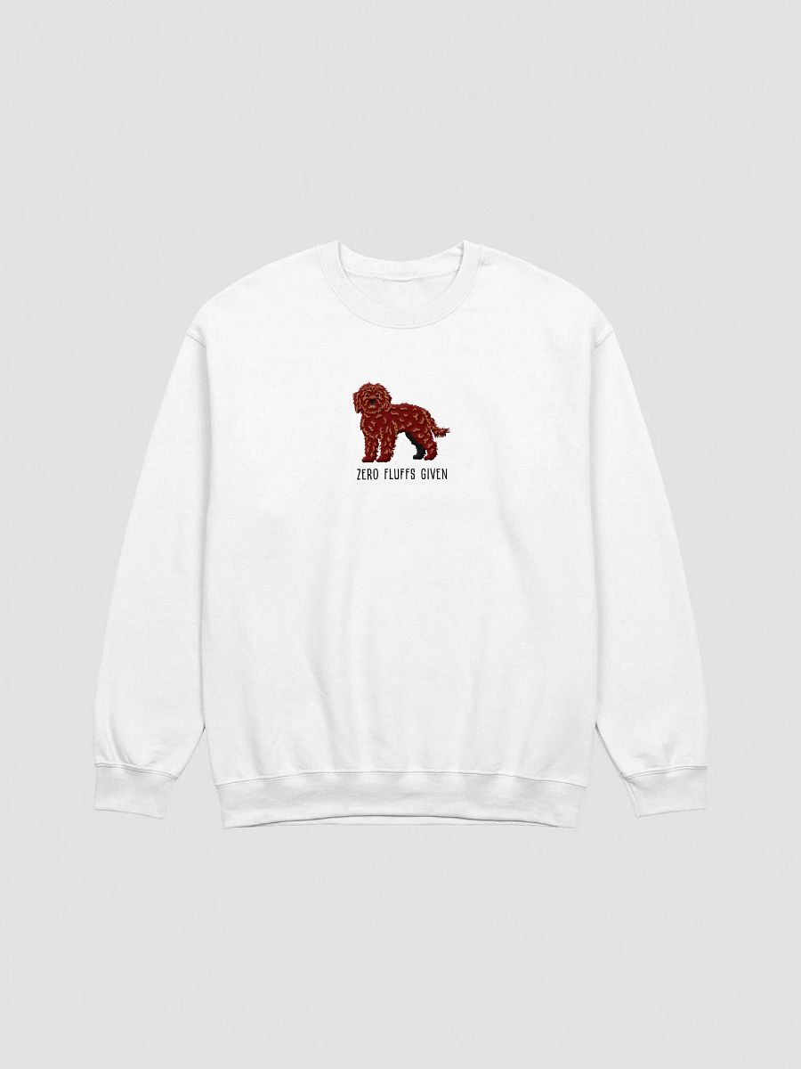 Zero Fluffs Given Sweatshirt (Embroidered) of a Cockapoo(Chocolate) product image (16)