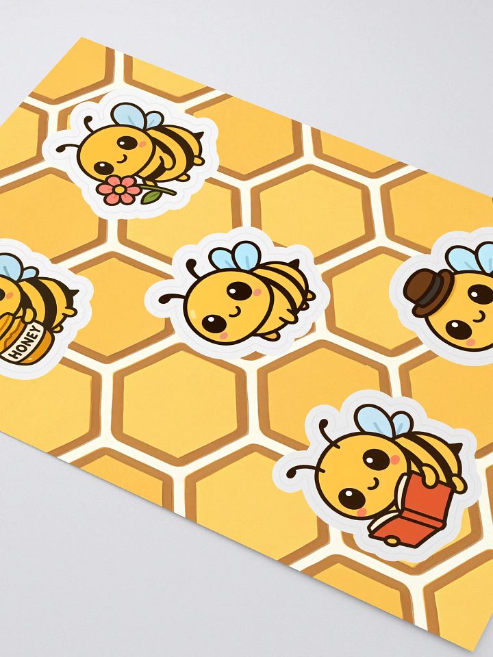 Busy Bees Kawaii Sticker Sheet product image (2)