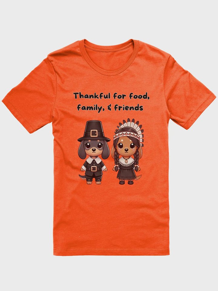 Thankful for Food, Family, & Friends T-Shirt product image (1)