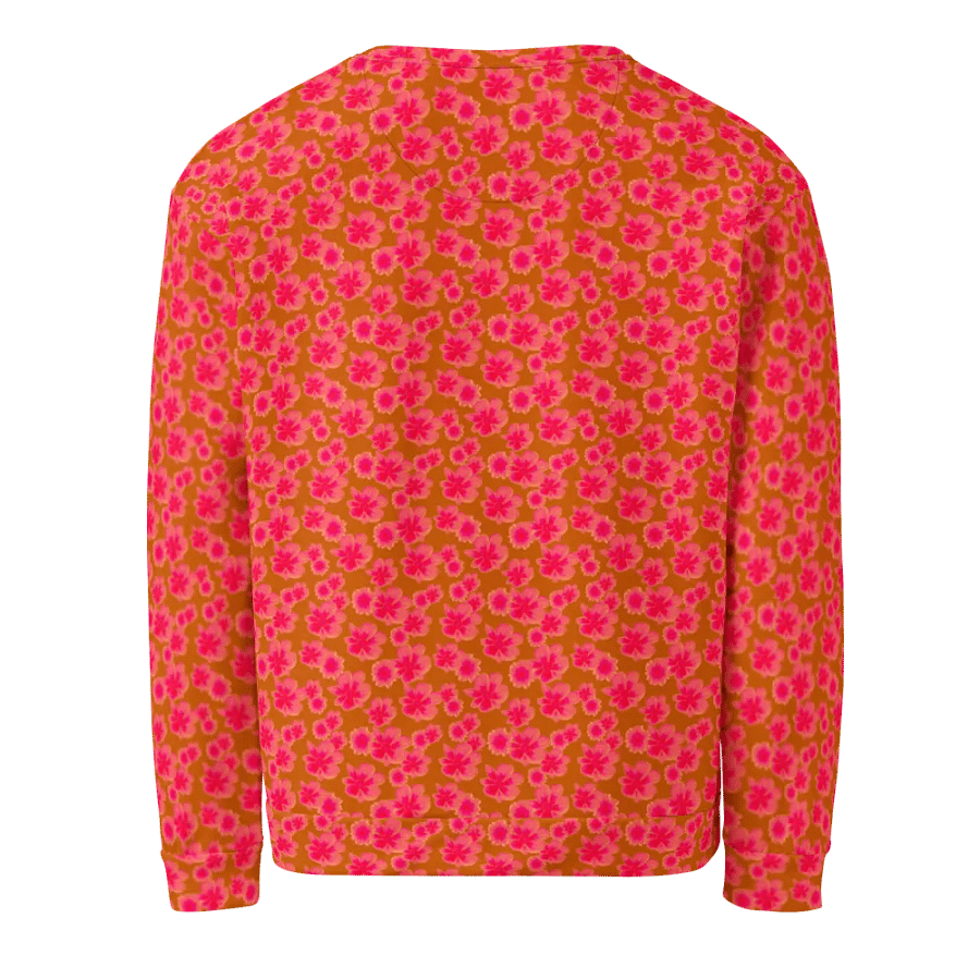 Mini Floral Orange Pink Sweatshirt product image (4)