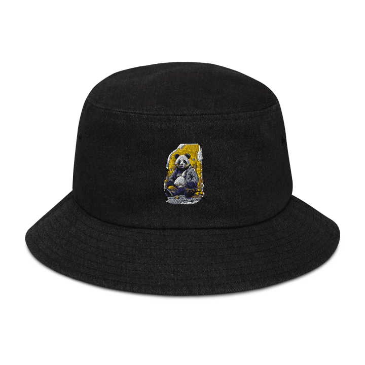 Denim Panda Style Bucket Hat product image (1)