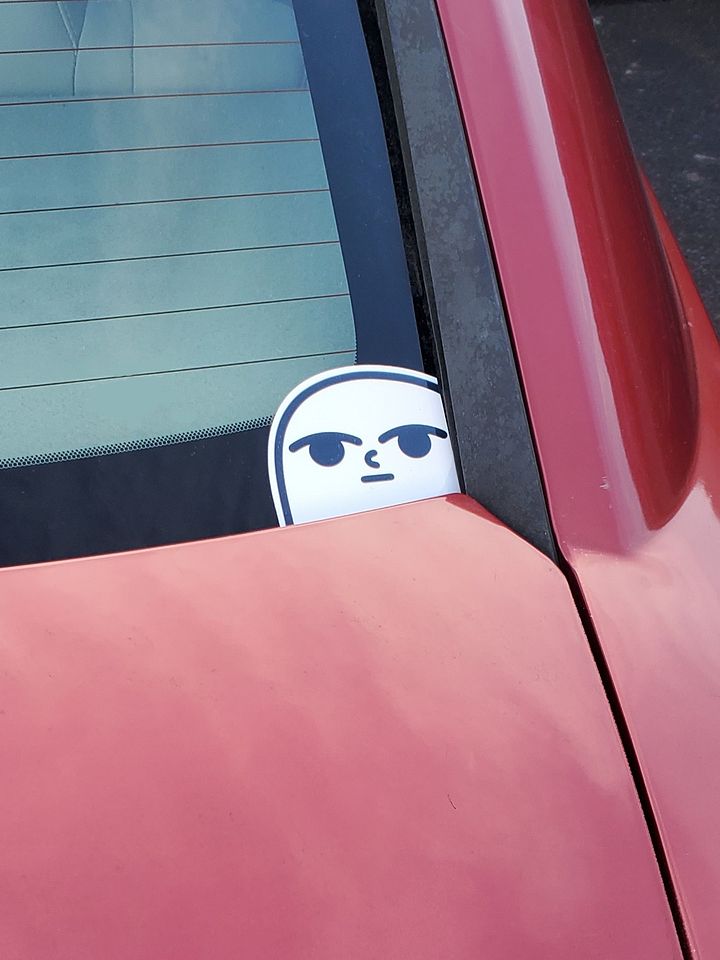 Disapproving Car Sticker product image (2)
