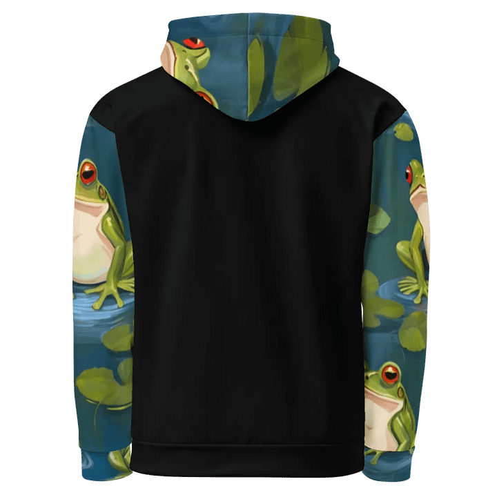 Playful Frog Unisex Hoodie product image (2)