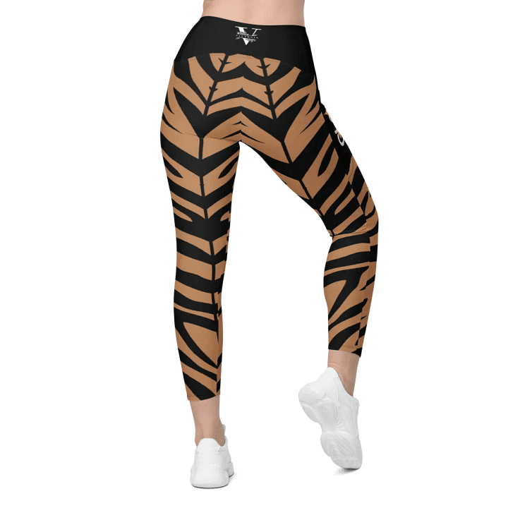 Vivencia Active Safari Stride Crossover Leggings product image (2)