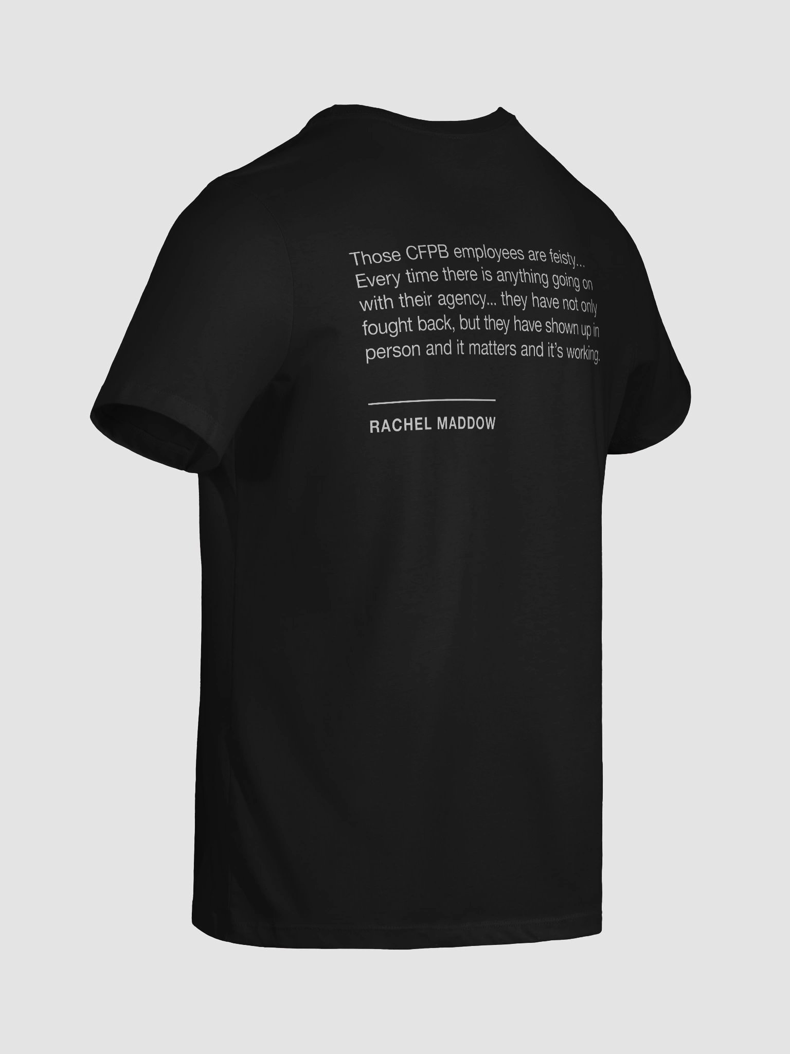 Those CFPB Employees Are Feisty Women's Cut T-Shirt (White) product image (20)