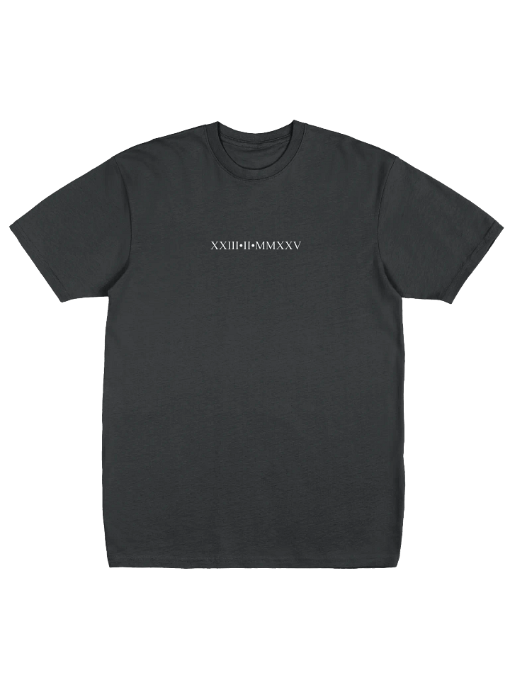 Release date | t-shirt product image (1)