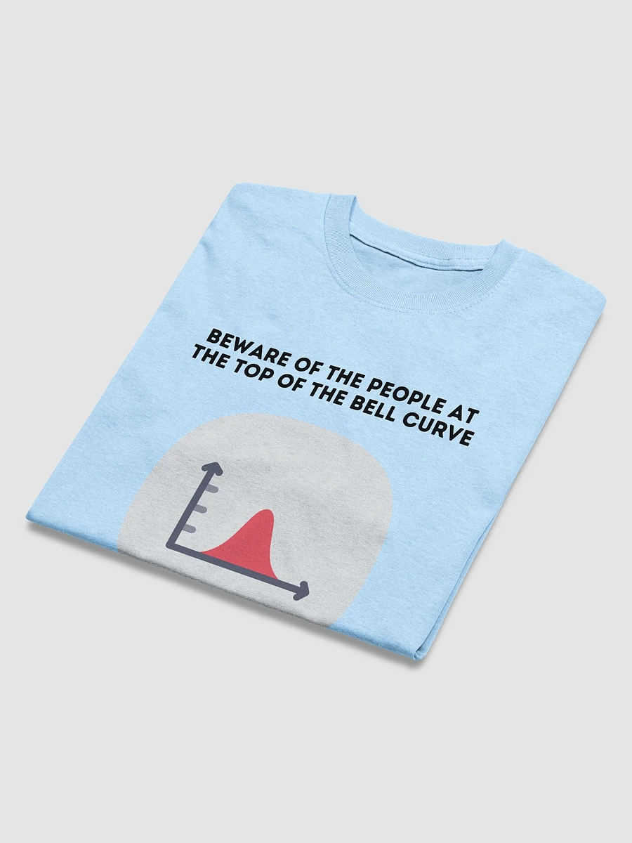 Beware of the people at the top of the bell curve (Heavyweight T-Shirt) product image (19)