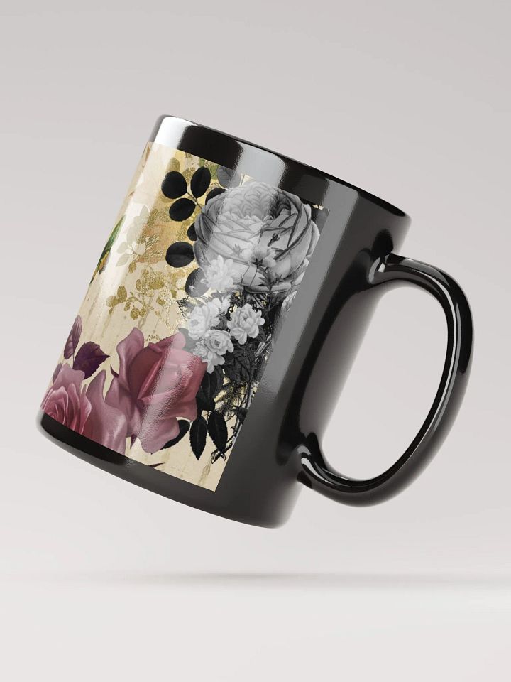 Garden Witchery #2 BLACK GLOSSY MUG product image (2)