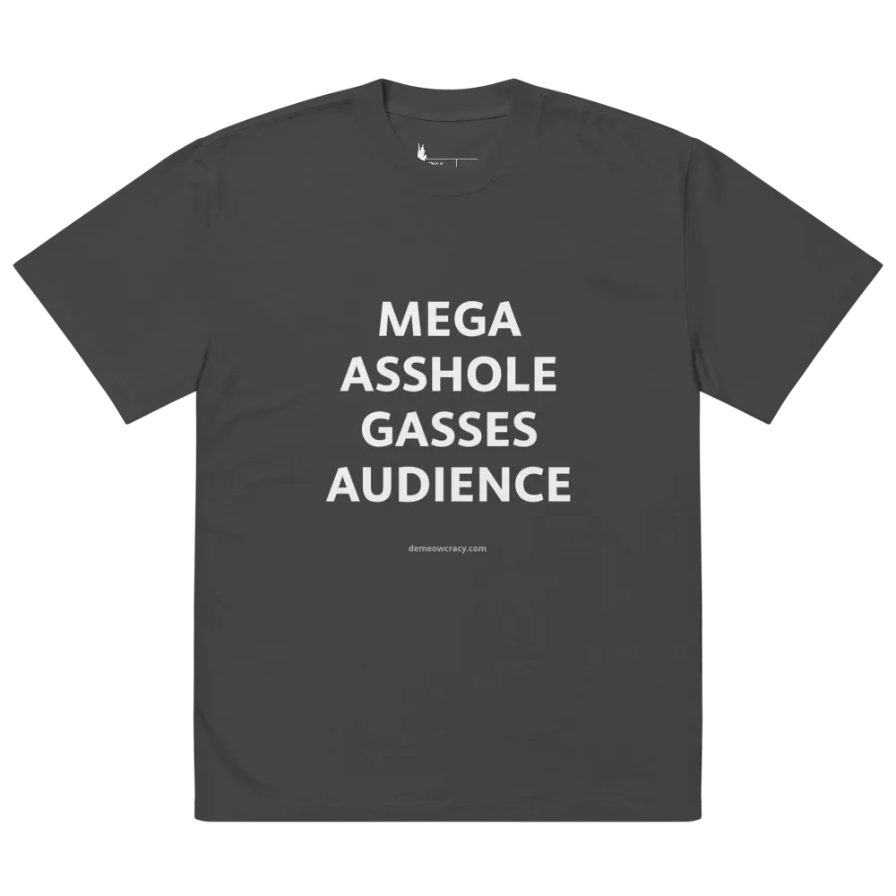 Mega Asshole Gasses Audience Oversized Faded Tee product image (8)