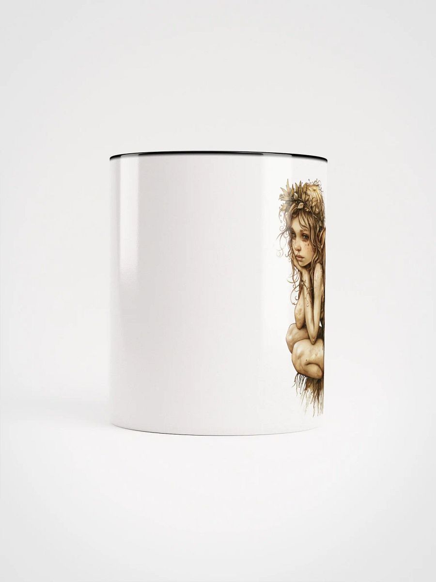 The Fairy of the Forest Ceramic Mug with Black Color Inside product image (10)