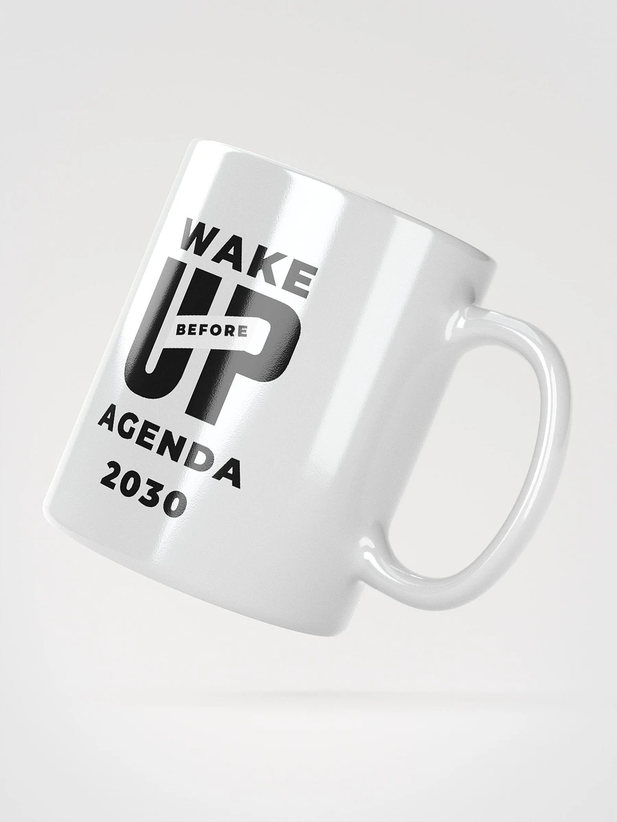 White Mug Wake Up Before Agenda 2030 product image (4)