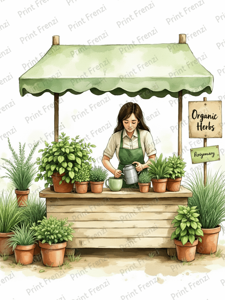 Minimalist Gardening Clipart Bundle | 115 Continuous Line Art PNGs | Eco Conscious Botanical Illustrations product image (7)
