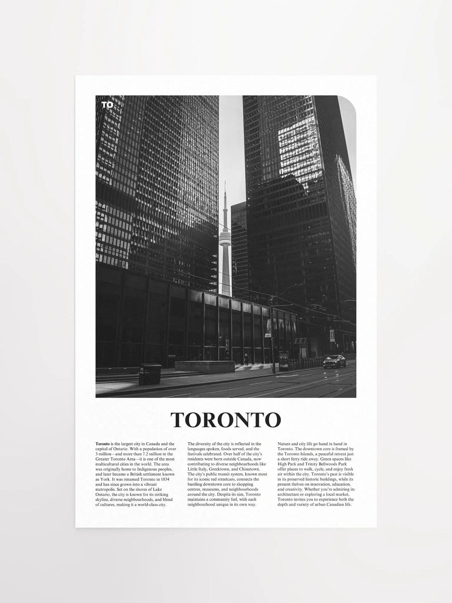 Toronto 05 Newspaper Poster product image (11)