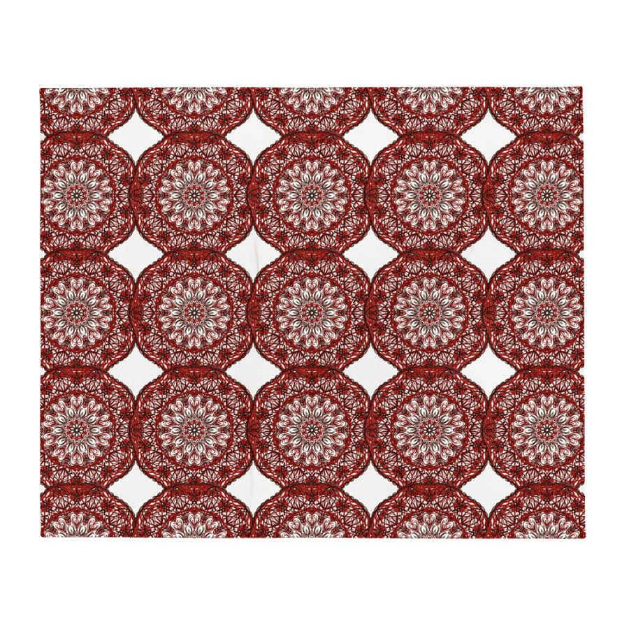 Lace of Crimson Throw Blanket product image (5)
