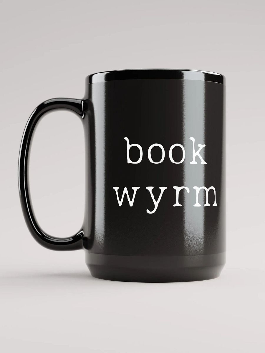 [book wyrm] mug (black) product image (6)
