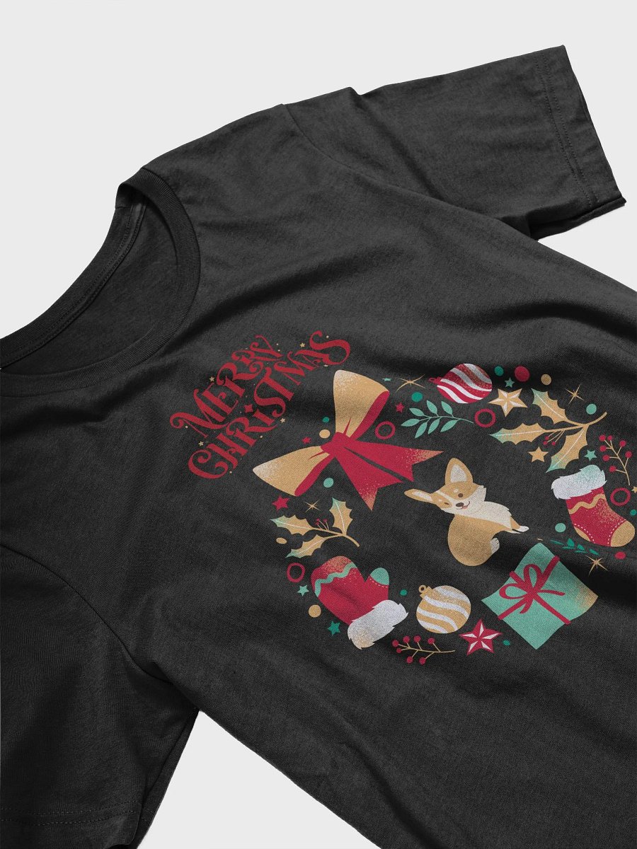 Festive Holiday Corgi Paws T-Shirt product image (6)