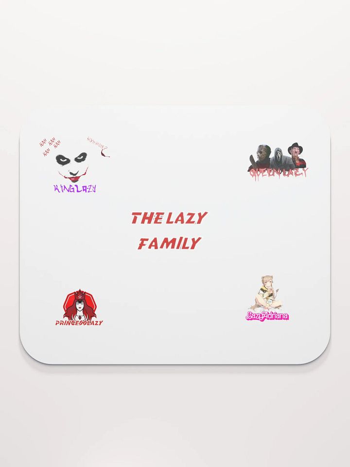 Lazy Family Mouse Mat product image (2)