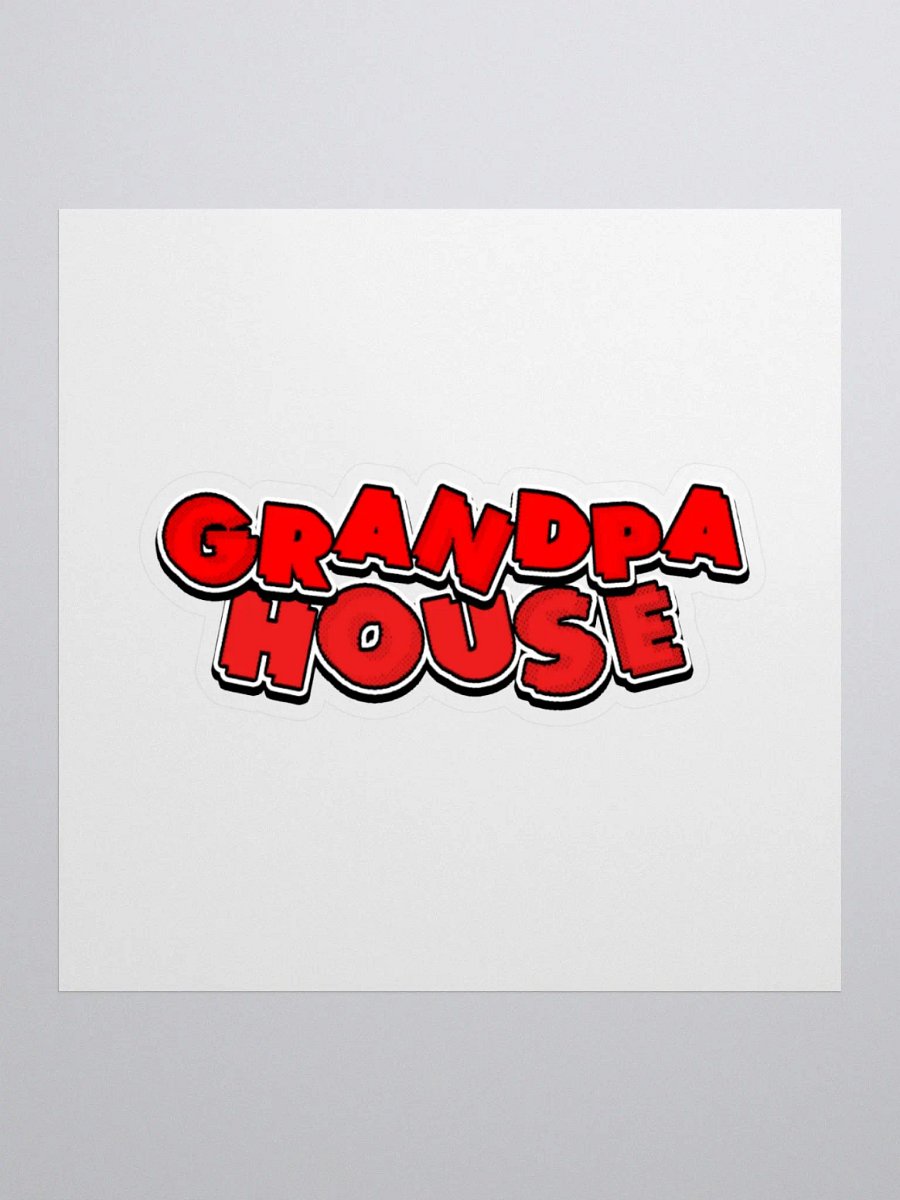 Grandpa House Sticker product image (1)